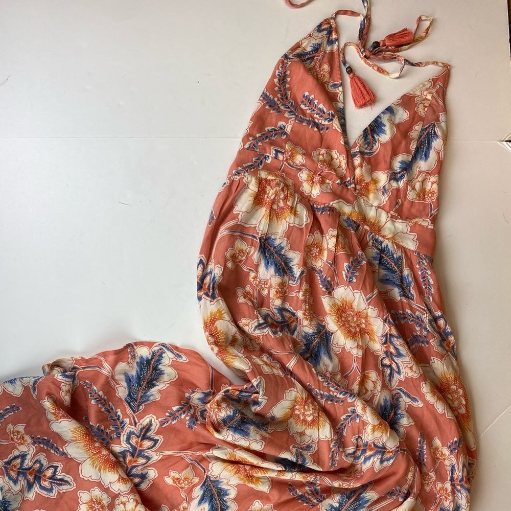 O’Neill Floral Halter Maxi Dress